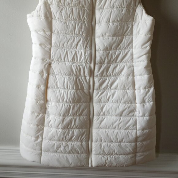'LIZ CLAIBORNE' Full length White zippered sleeveless Size S NWOT - Picture 2 of 13